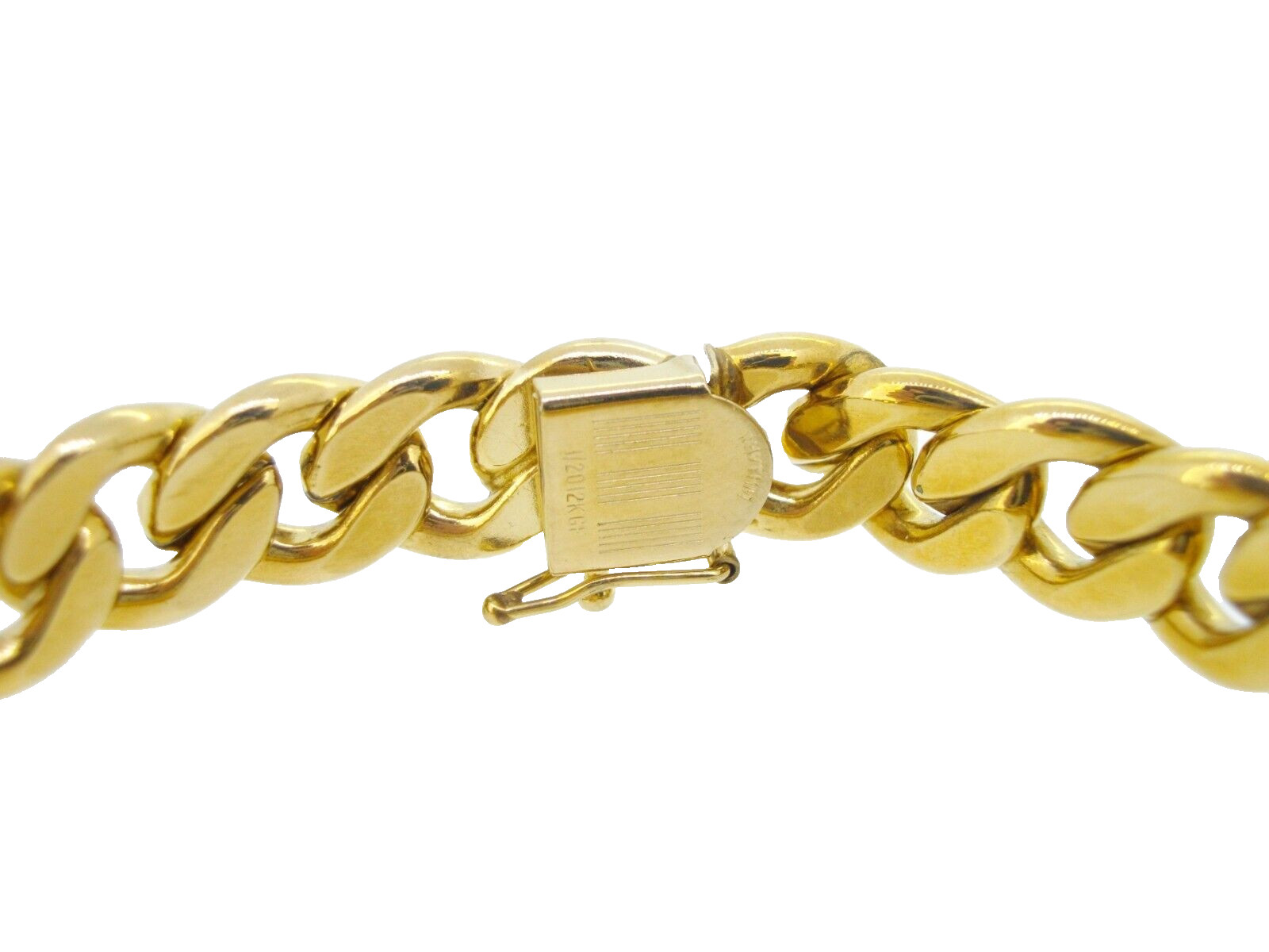 Bracelet Rhythm ID Identification 12K Gold Filled Handmade Curb Chain 8 in Vtg