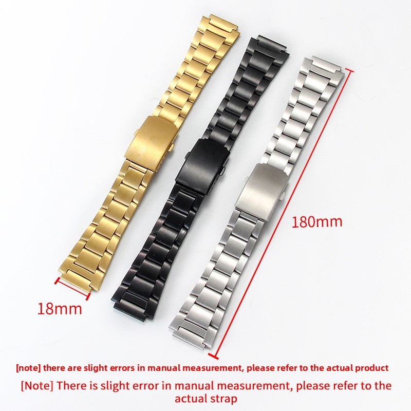 For Casio AE1200 AE1300 A159 A158 F91 Stainless Steel Watch Band Strap with Tool