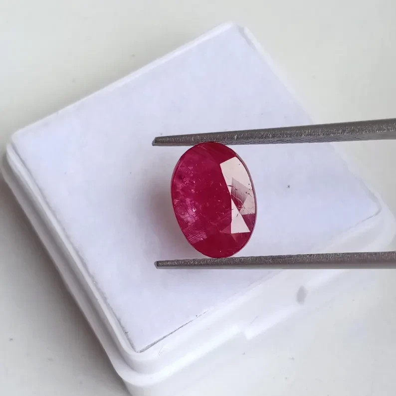 Certified Pigeon Red Ruby Cut No Heat No Treat Natural Loose Gemstone 2.54 Ct