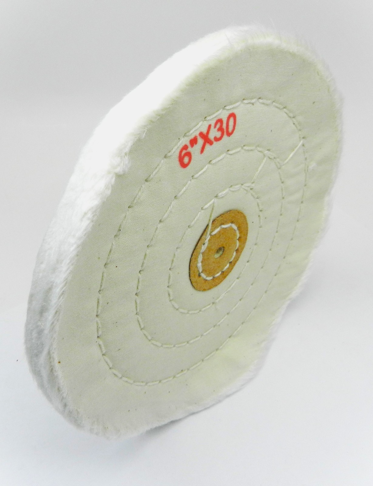 6″ BUFFING WHEEL WHITE BUFF 30PLY NARROW BUFF THIN POLISHING BUFFING
