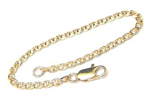 Mariner Chain Link Bracelet 7-1/2 inches 3.5 mm Lifetime Warranty Made in USA