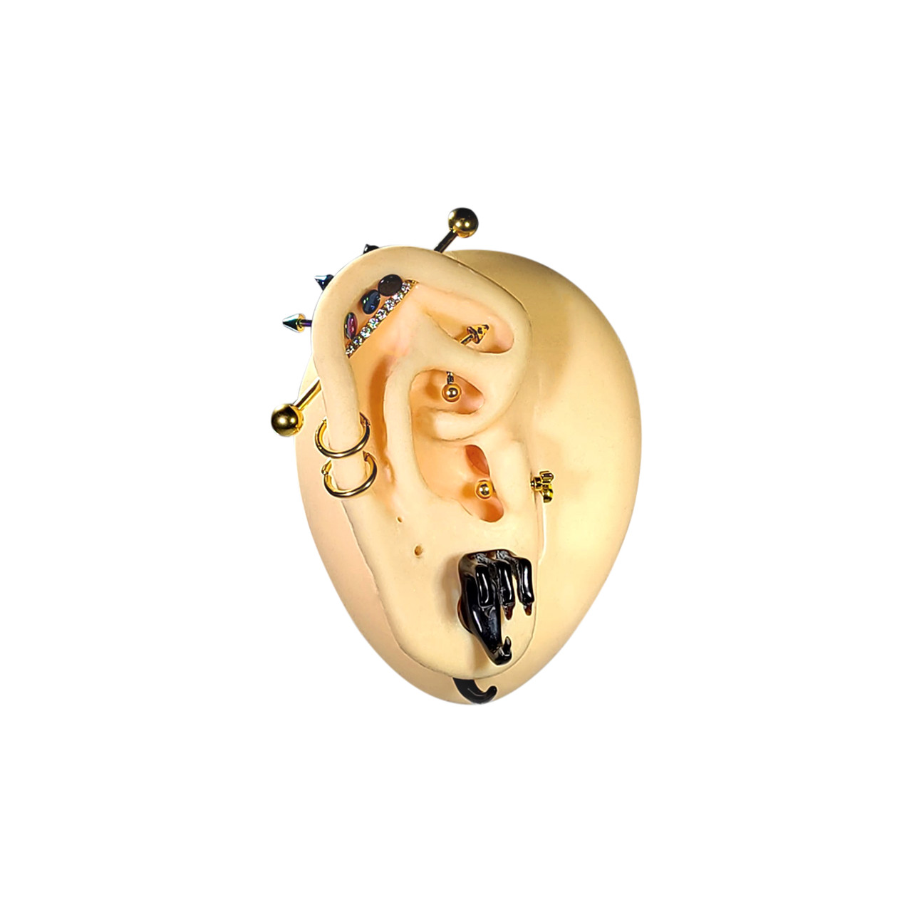 Organic Bone Ear Tapers 6g Claw Talon Design – Sold as a pair