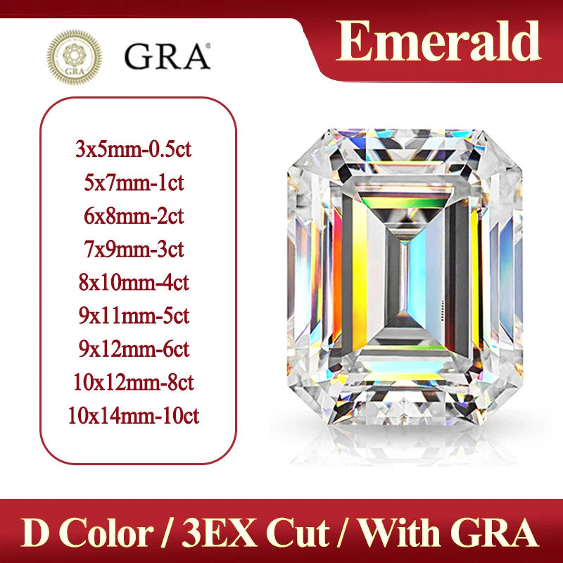 1-10CT Special Cut Multi-shape Moissanite Loose Stones VVS1 Gemstone For Jewelry