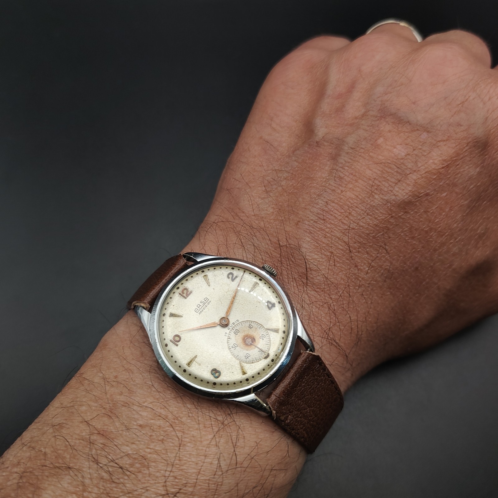 ARSA Precision Vintage Watch 36mm – Cal. A. Reymond 206 Handwinding