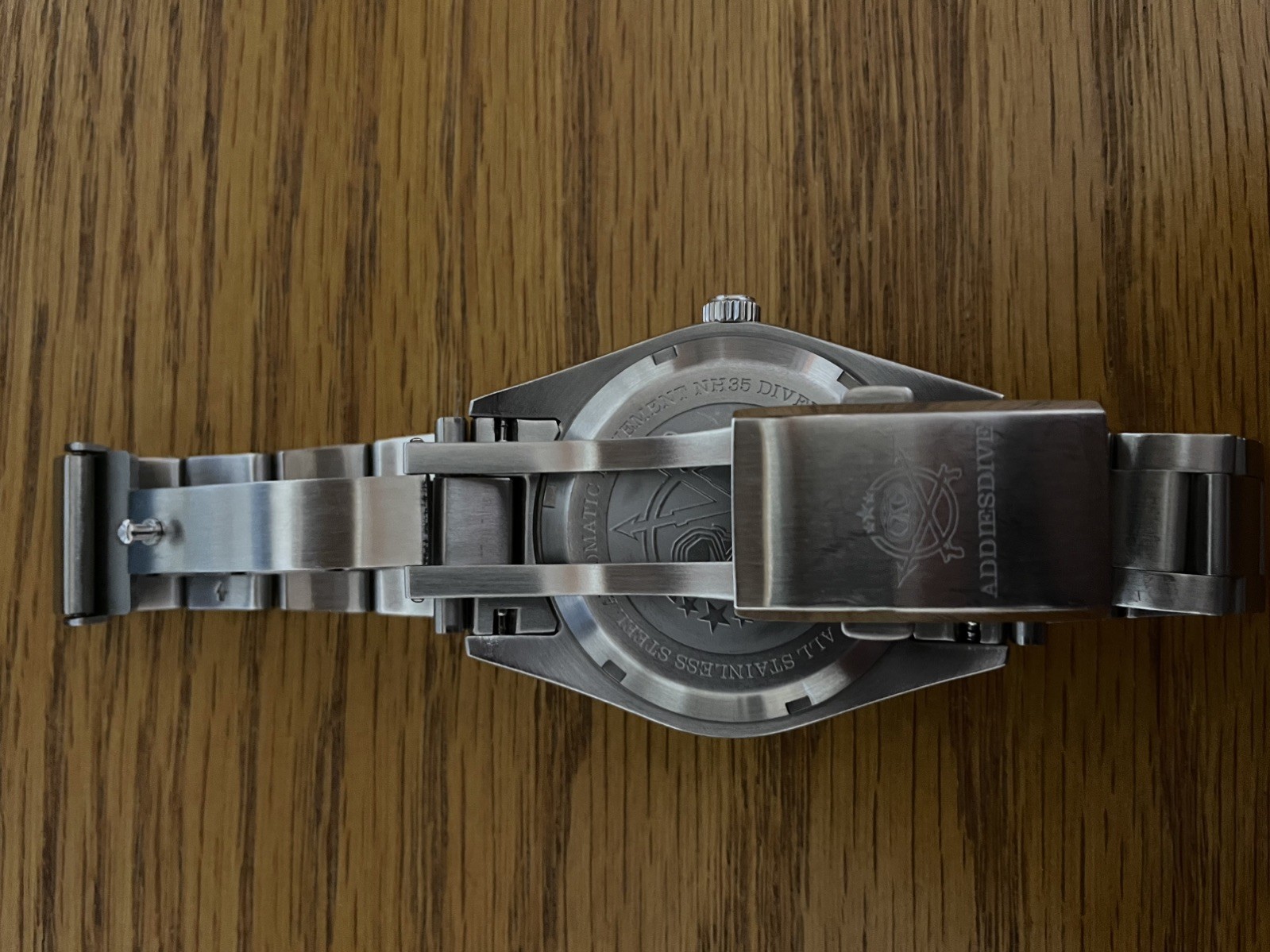 Addiesdive 39mm Automatic Watch Diver’s 100M NH35 (AD2038) Pre-Owned USA SELLER