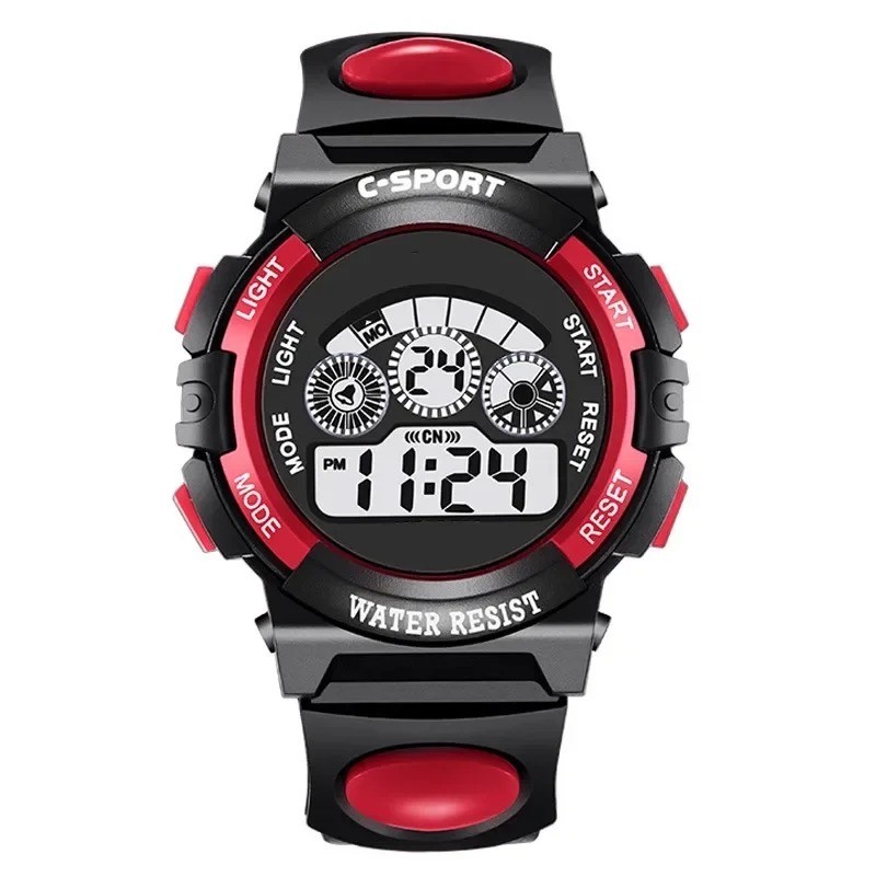 Kids Digital Electronic Watch Waterproof Children Boys Girls Sports LED Watches
