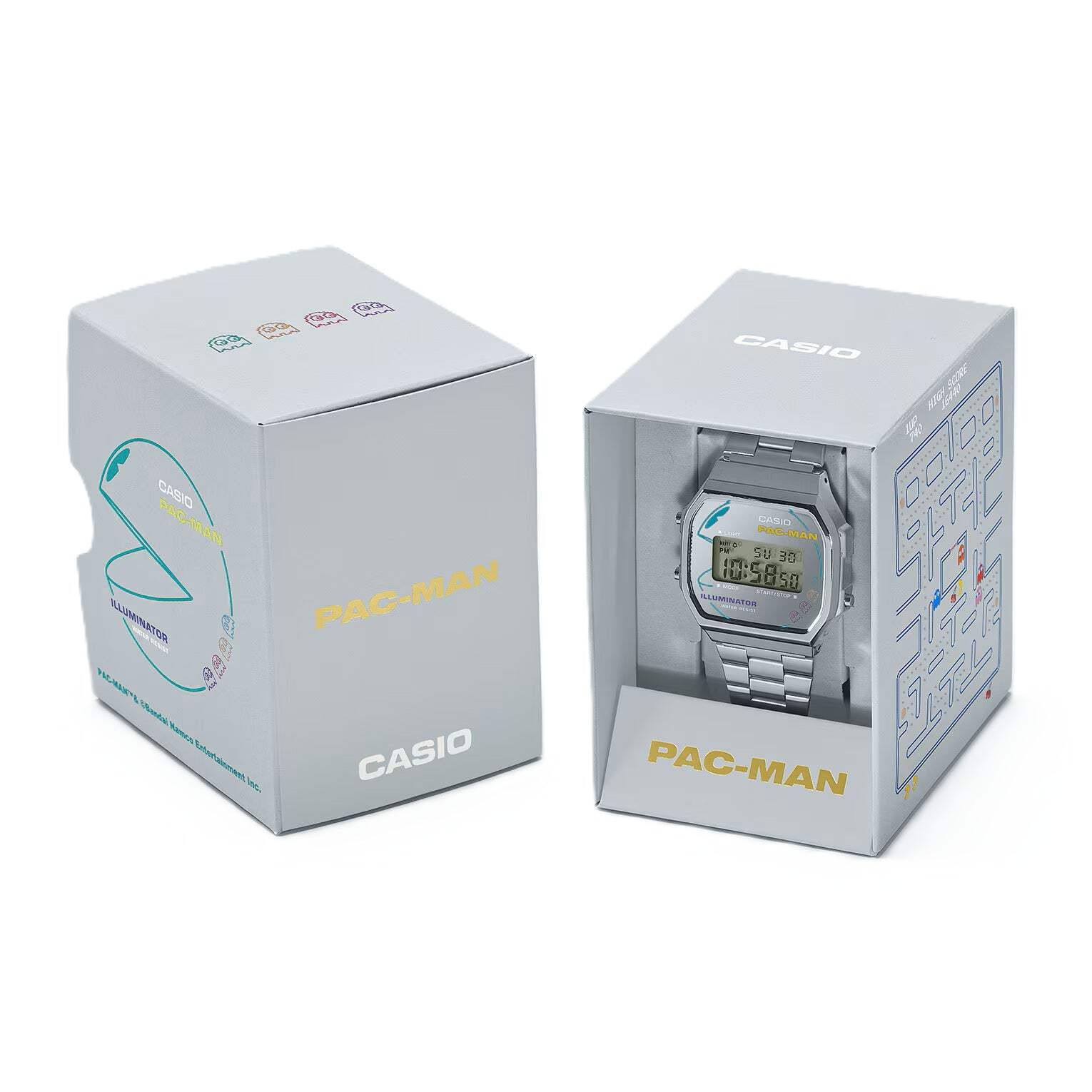 Casio Pac-Man 45th Anniversary Collaboration Series Digital Watch A168WEPC-7A