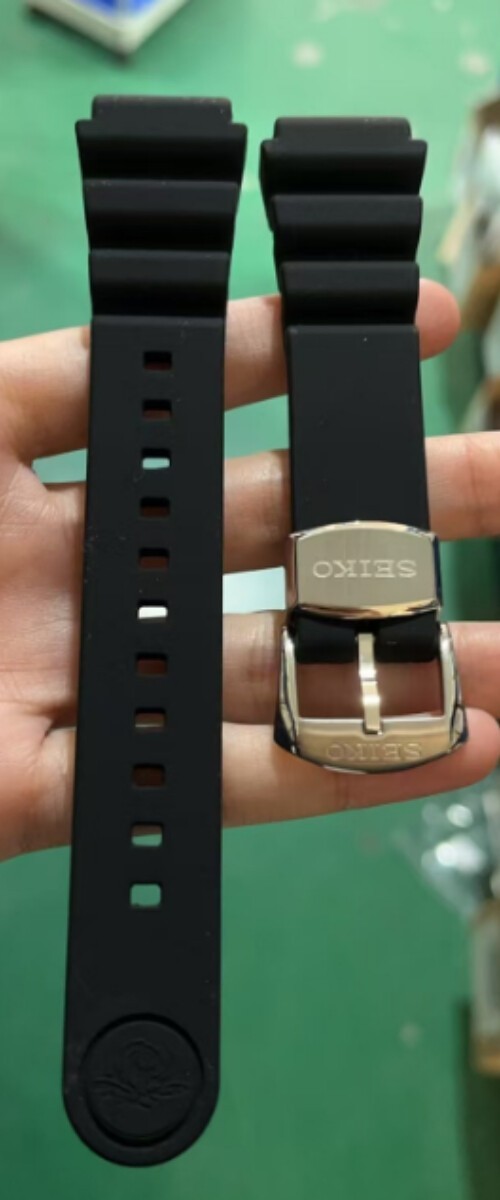 20-22mm for SEIKO Prospex BLACK SRP779 SRPC91 Silicon Rubber Watch Band.
