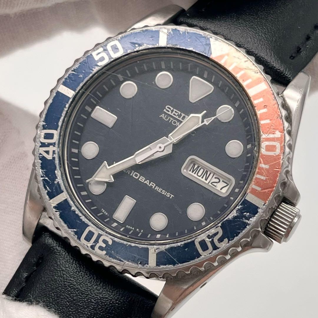 SEIKO Pepsi Bezel Automatic 7S26-0040 Men’s Watch From Japan External Belt