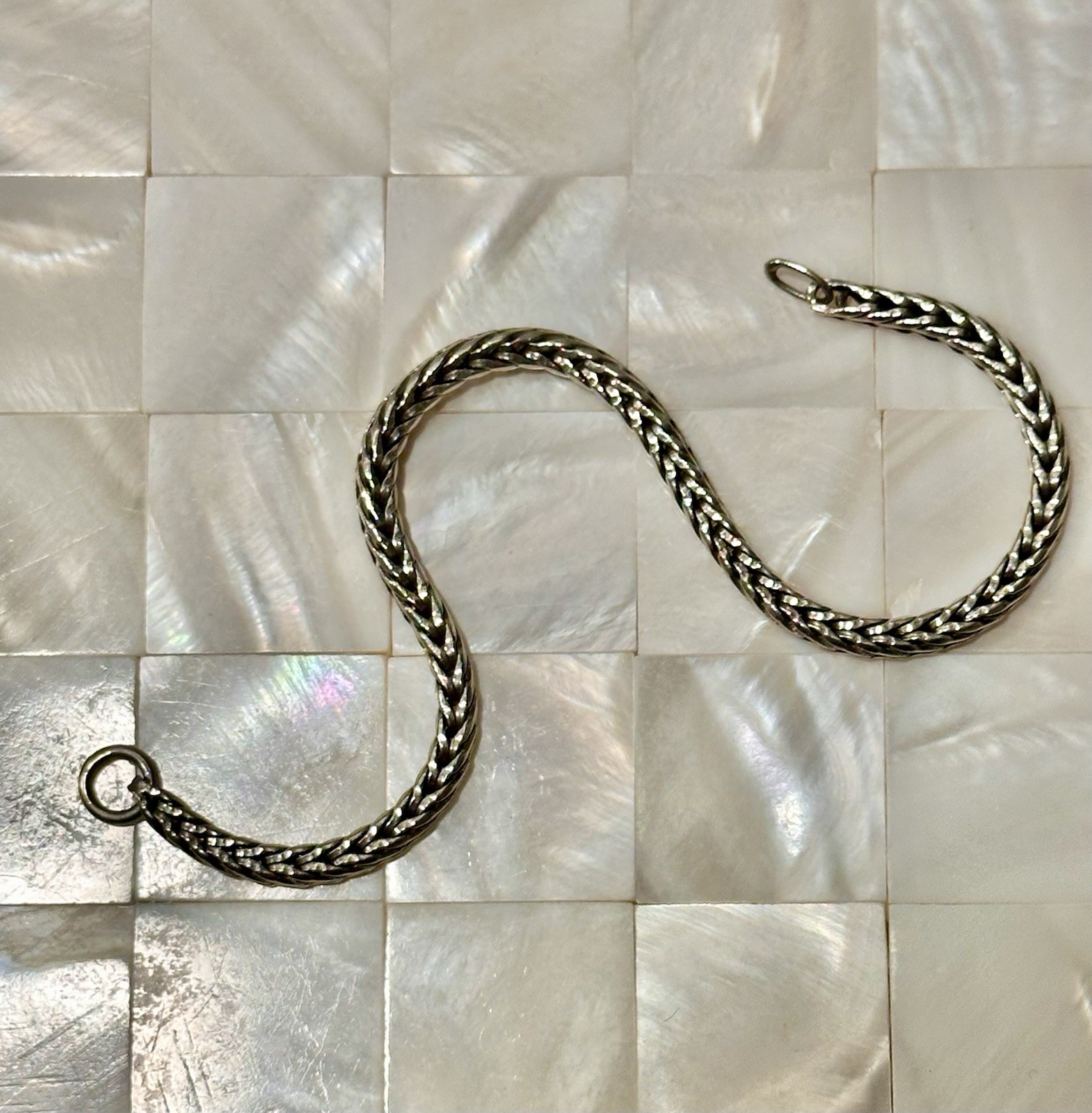 New Trollbead Sterling Silver Wheat Chain Bracelet Lise Aagaard Choose Your Size