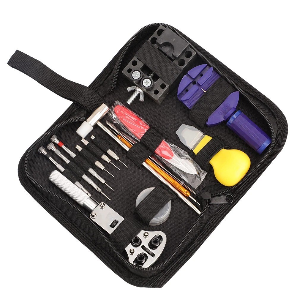 147 pcs Watch Repair Kit Watchmaker Back Case Remover Opener Link Pin Spring Bar