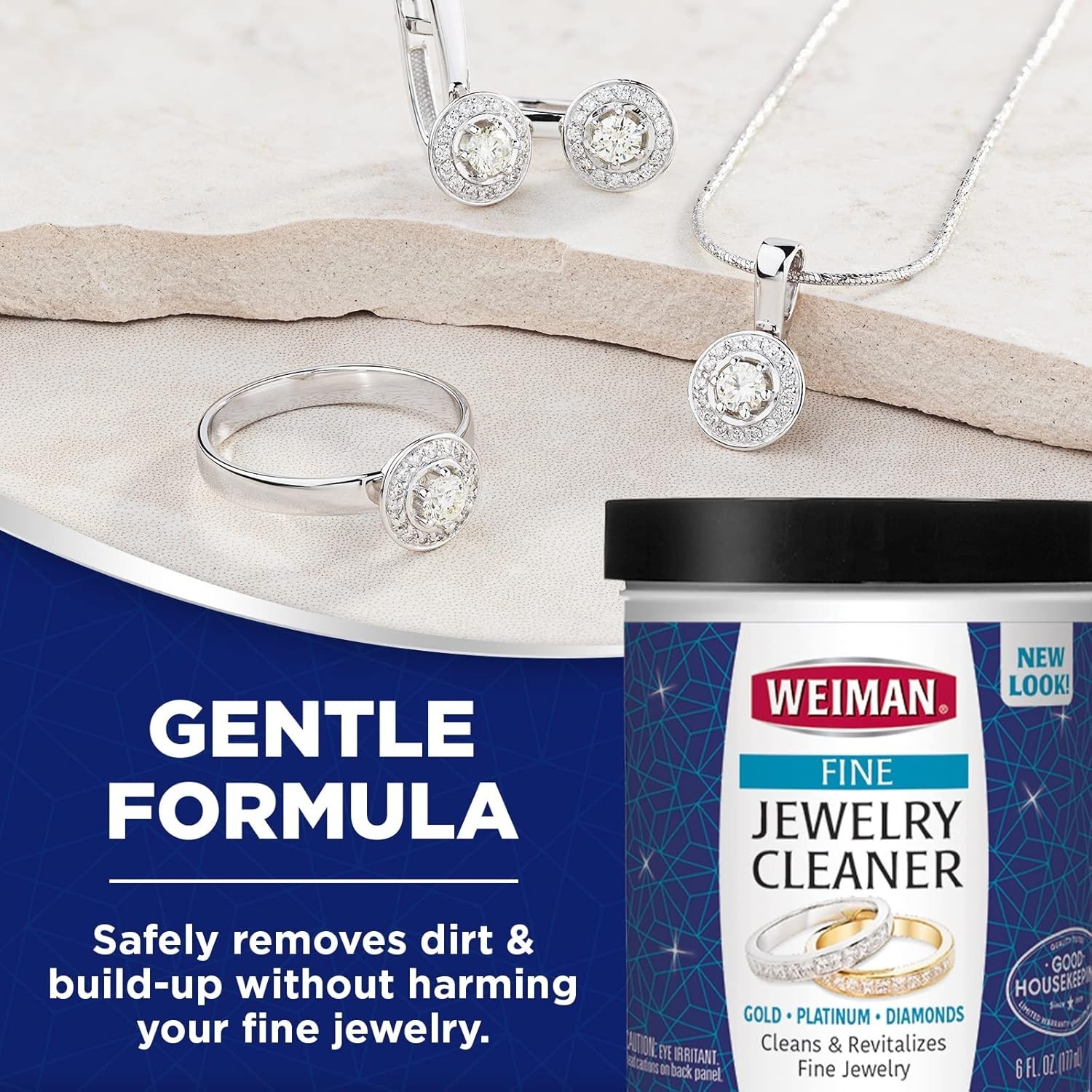 Comprehensive 6 Oz Fine Jewelry Cleaner – Revitalizes & Shines Precious Pieces
