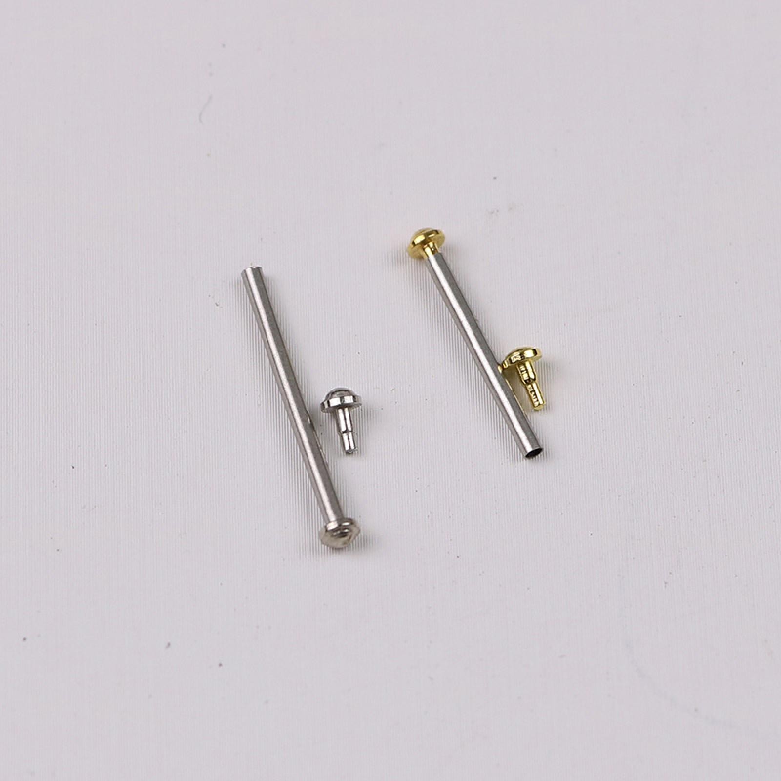 200x 10-28mm 1.3mm Diameter Assorted Watch Band Spring Bar Tubes Screw Lug Type