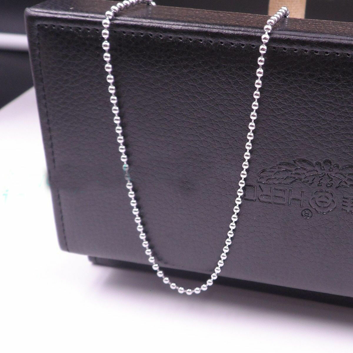 Hotsale Wholesale In Bulk Stainless Steel Lot DIY Ball Chain Necklace 16″-36″