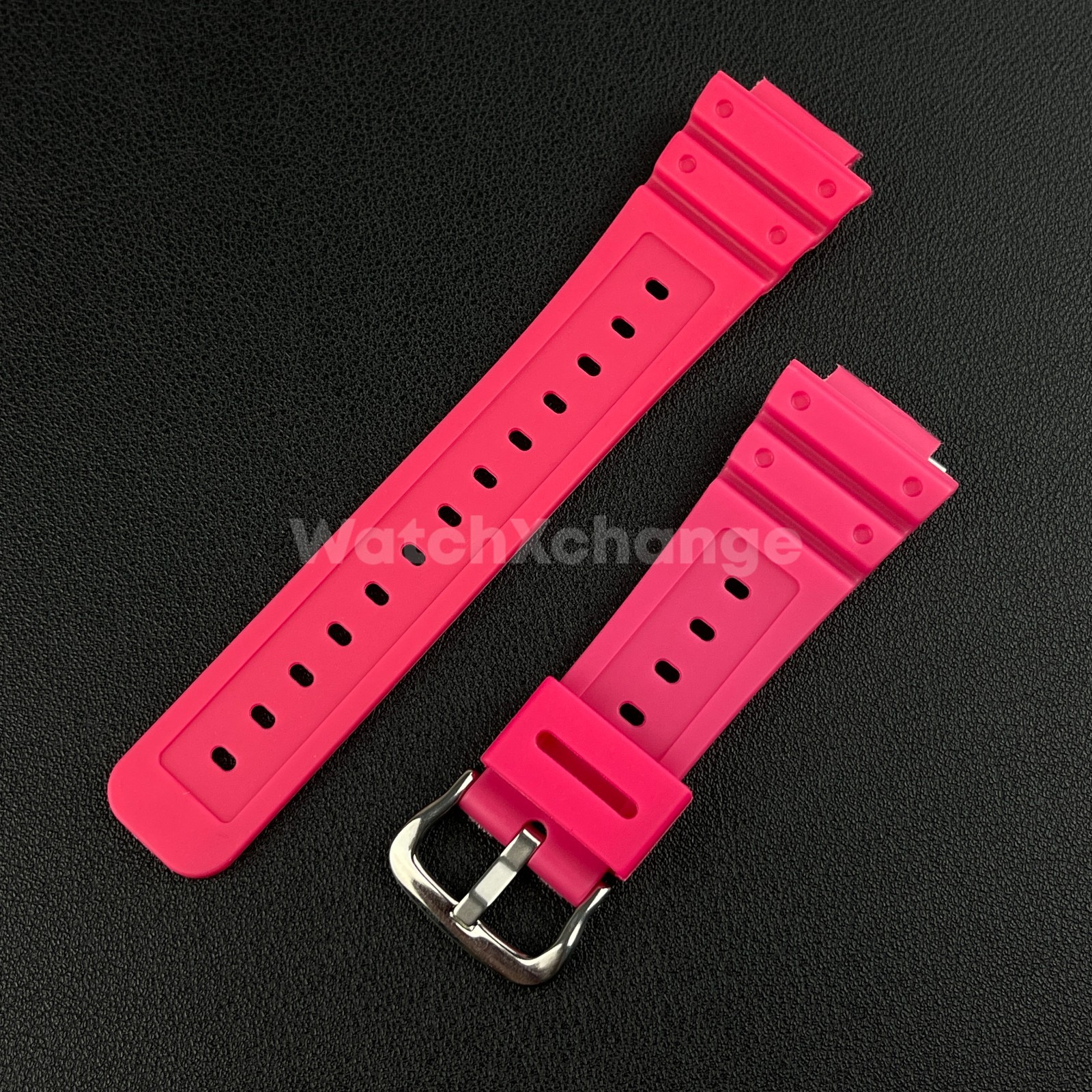 Pink Watch Strap For G-SHOCK Replacement Rubber Band CASIO GA2100 GA2110 16mm
