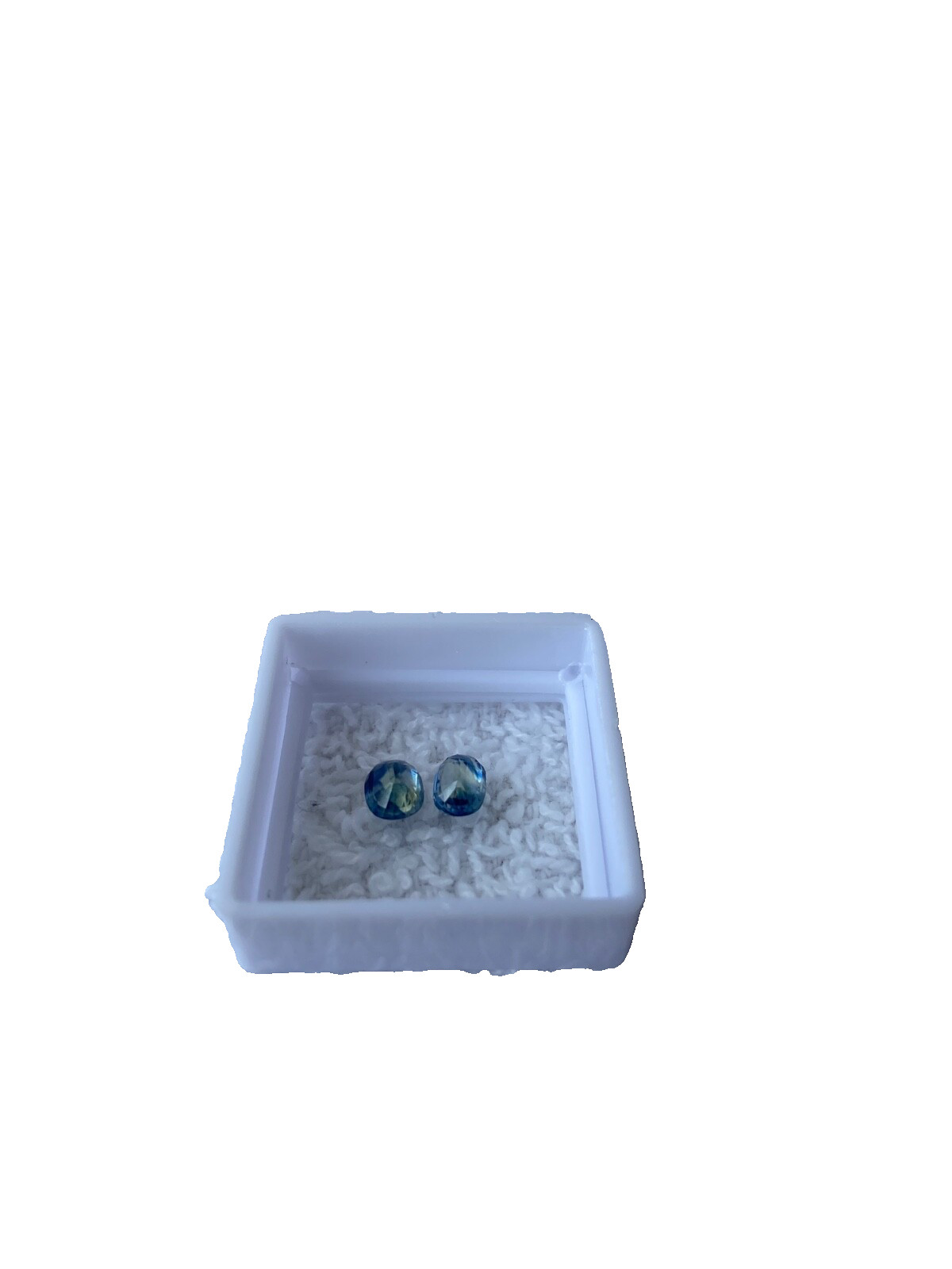 1.35 carats in total for 2 PC. Natural Unheated Blue Color Sapphire