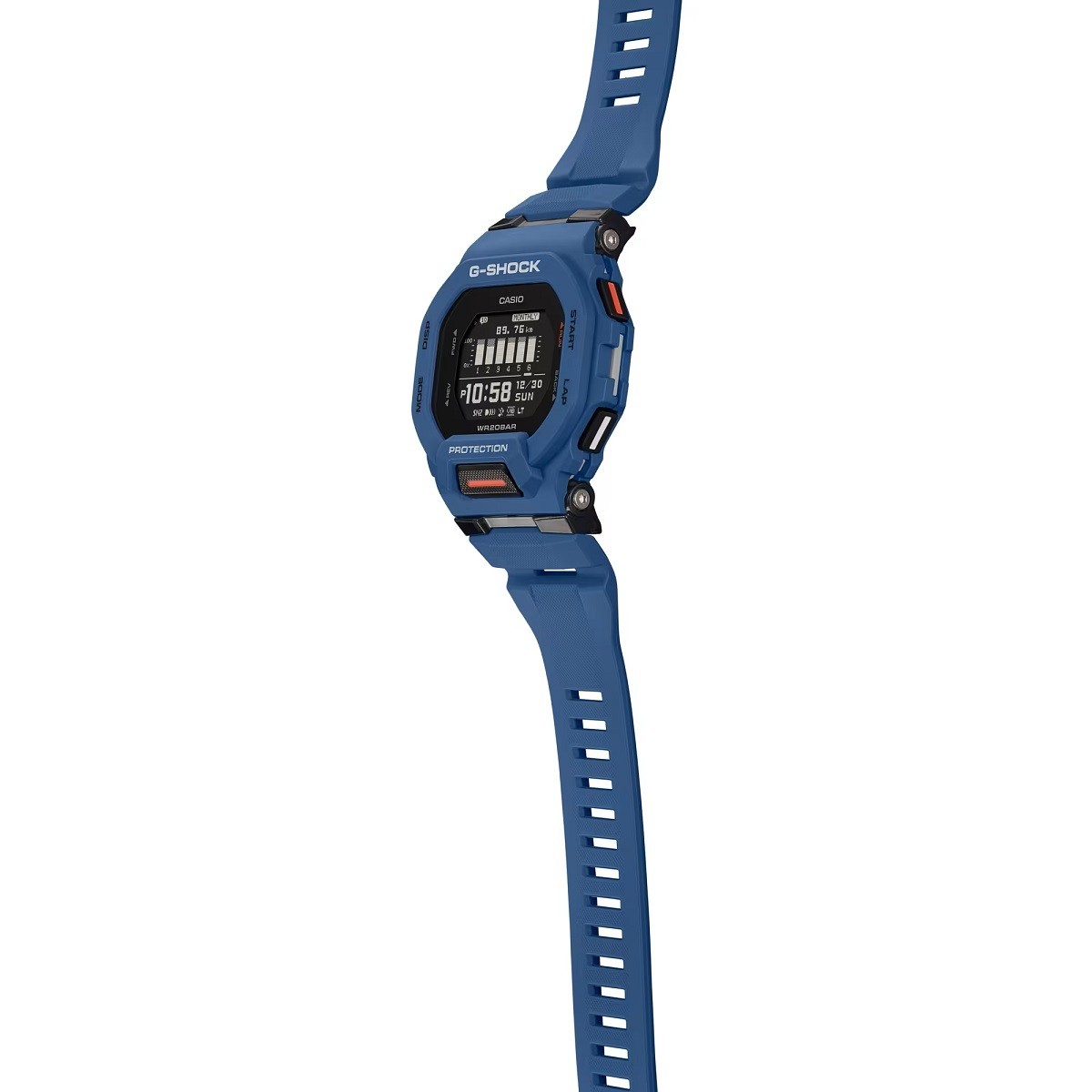 CASIO G SHOCK G SQUAD Smartphone Link Bluetooth Communication GBD 200 2 Blue Men
