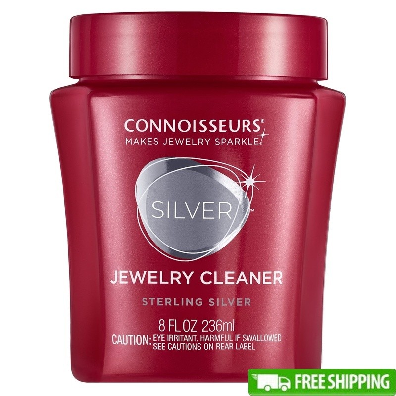 Silver Jewelry Cleaner Dip Tray Ammonia Free Fast Tarnish Removal Cleaner New