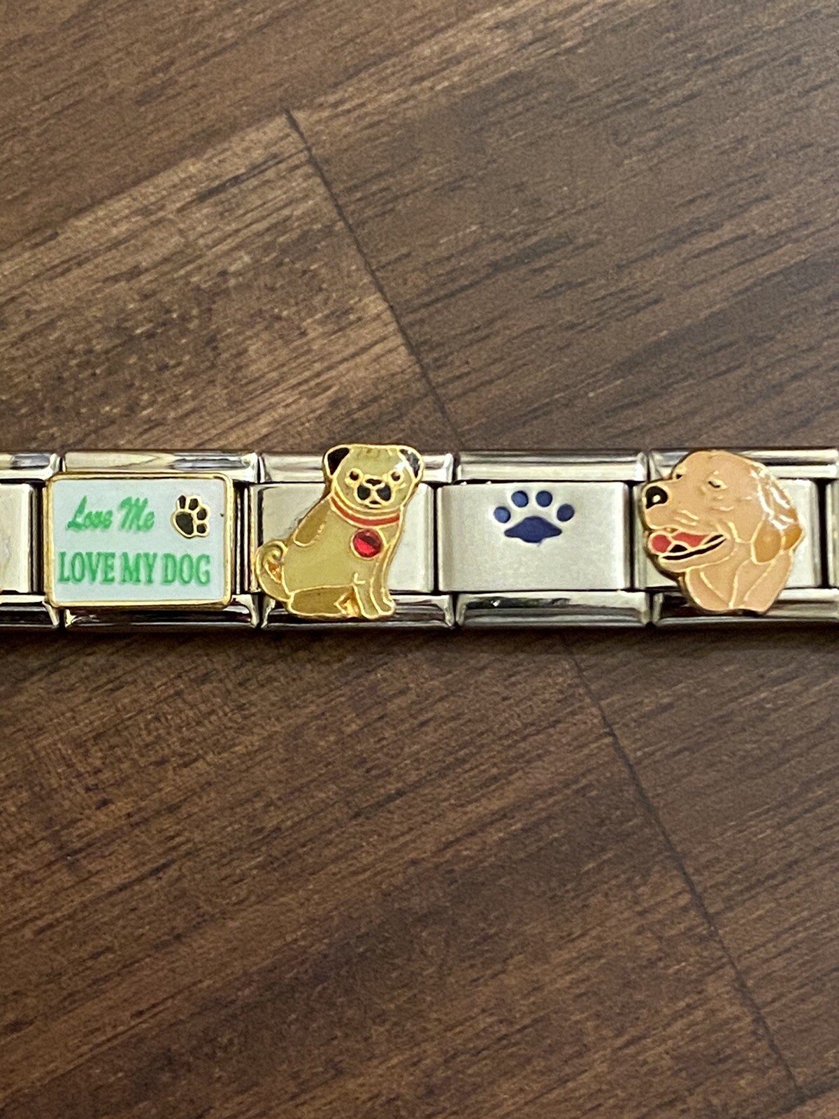 20 Charm Dog Lovers Bracelet Italian Charm New