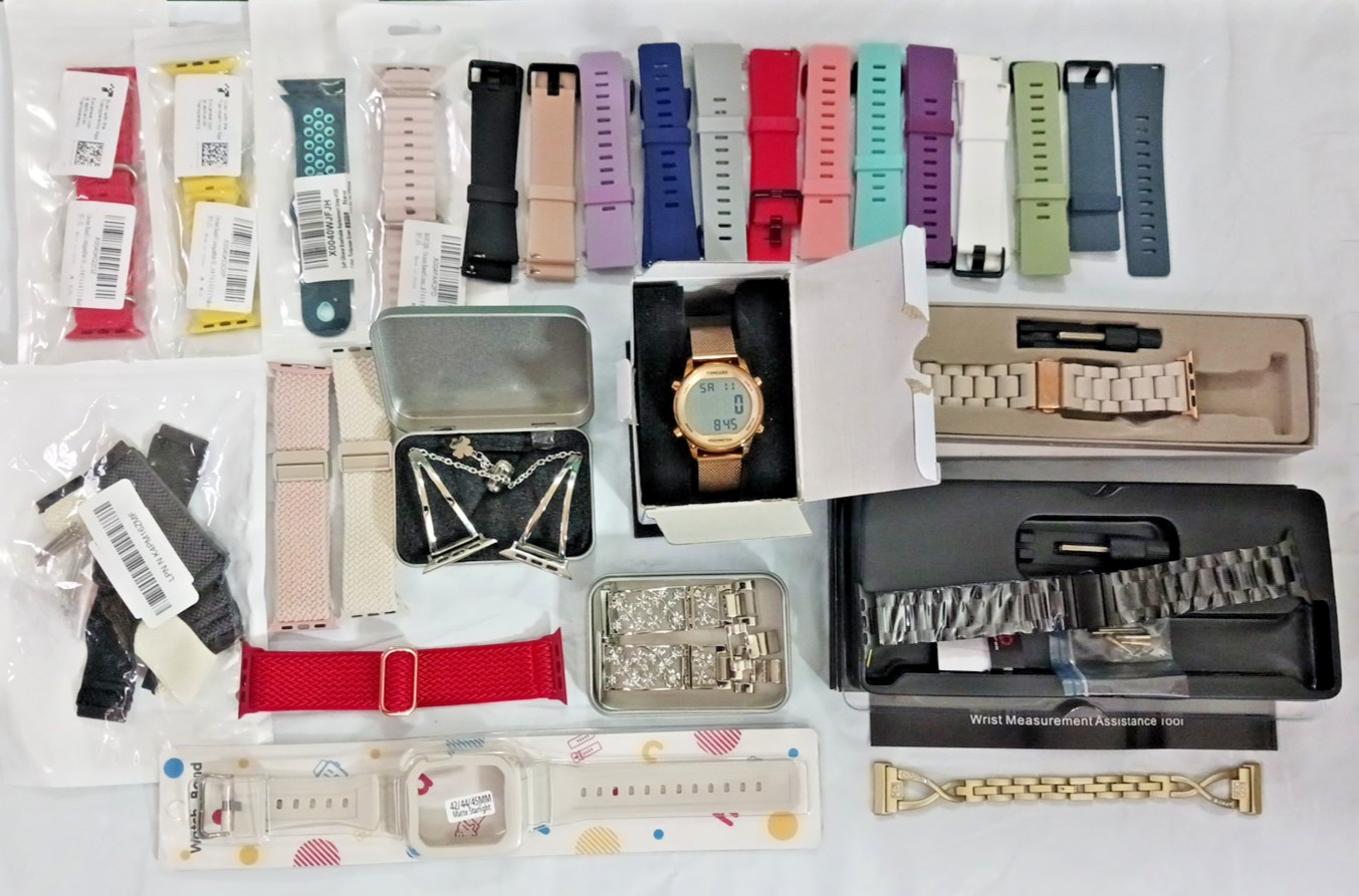 Watch Bands, watch, and Parts. for repair or resale. Timeure, Secbolt + more