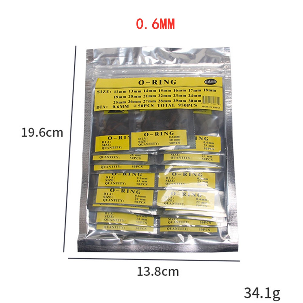 Silicone Watch Back Seal O Ring Rubber Gasket Assortment 12mm-30mm 0.5/0.6/0.7mm