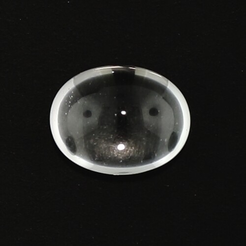 WHITE TOPAZ 16 x 14 MM OVAL CUT CABOCHON ALL NATURAL F-3489