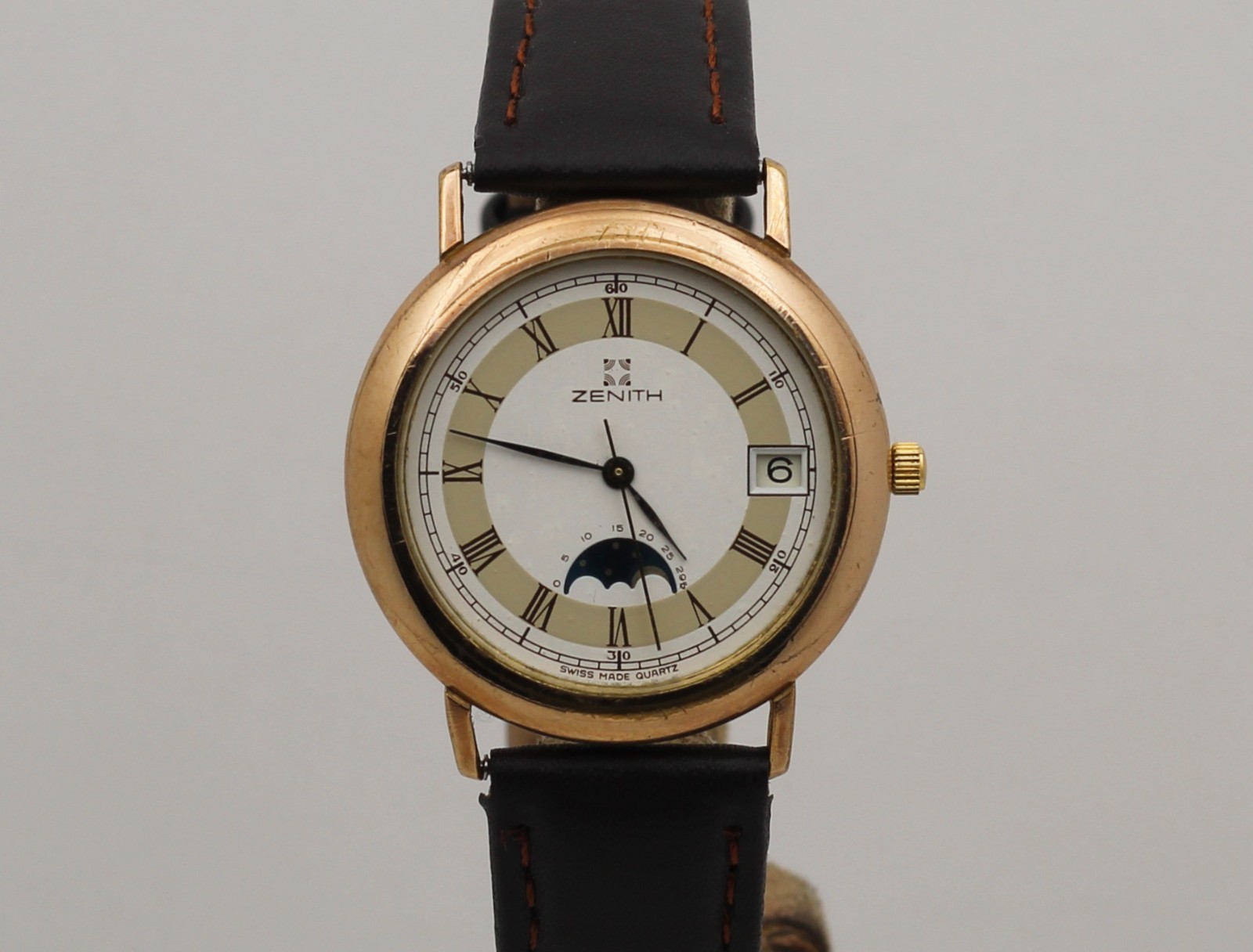 Zenith Moonphases Gold Plated Quartz 27-0020-208