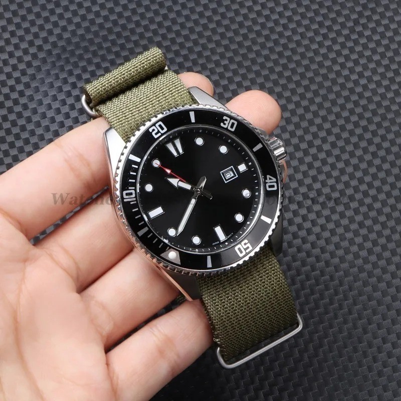 Nylon Watch Strap 18mm 20mm 22mm Military Sport Band Replacement
