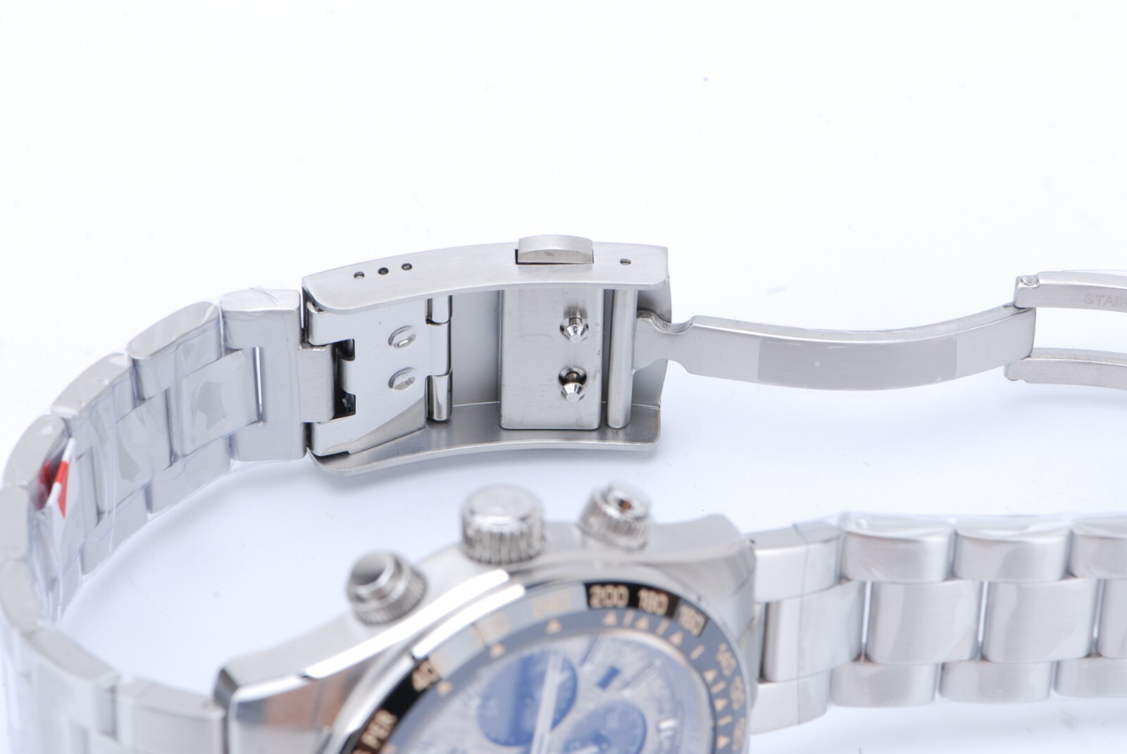 TACTICAL FROG VS75 Quartz Solar Chronograph Watch 41mm Paul Newman Panda 316L C3