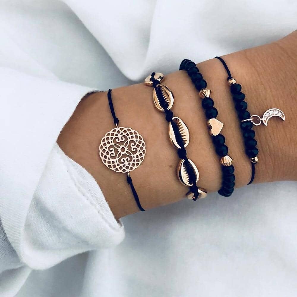 Bohemian Bracelet Sets Multilayer Boho Charm Bracelets 19 Styles
