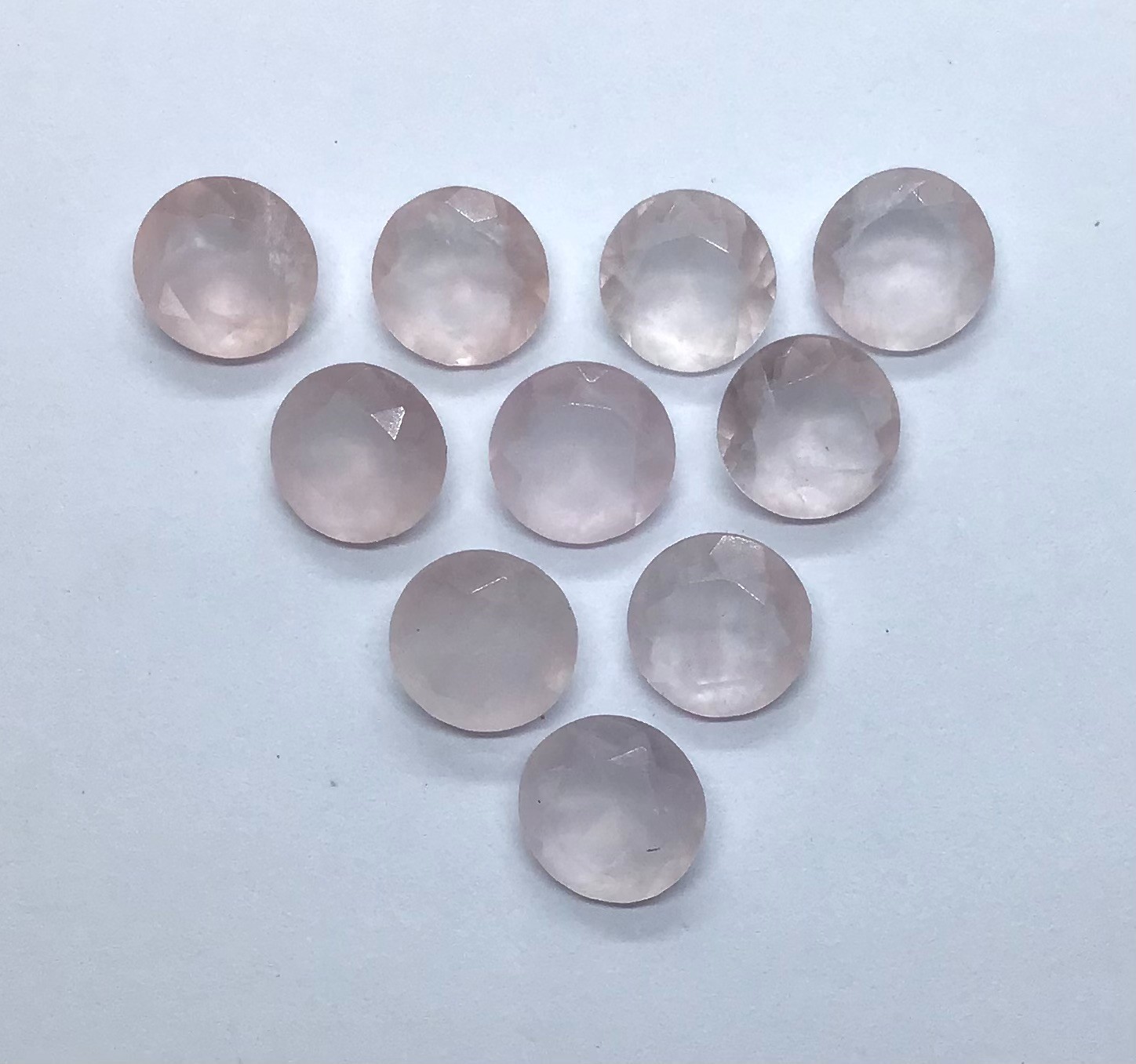 Natural Round Cut Rose Quartz AAA Loose Gemstone For Making All Type Jewelry