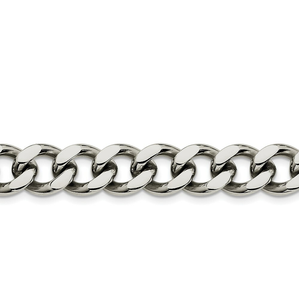 Stainless Steel 13.75mm 22.5in Curb Chain