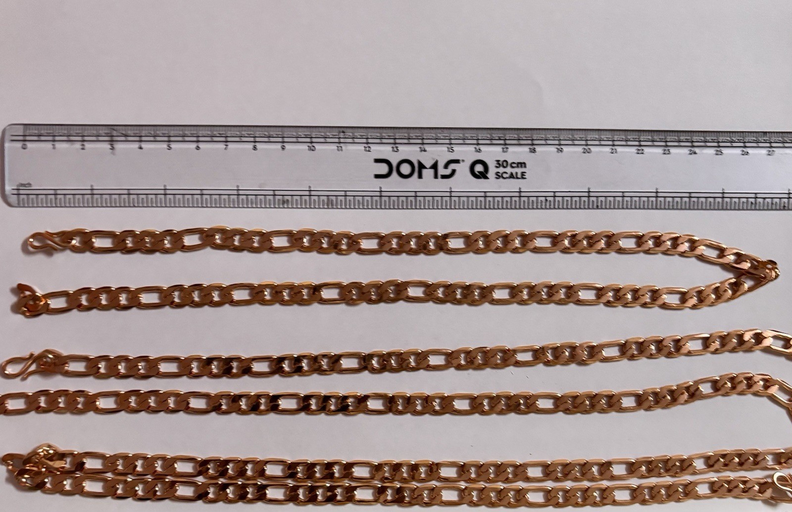 20 inch Pure Copper Flat FIGARO Chain Necklace, Healing Copper Jewelry Spiritual