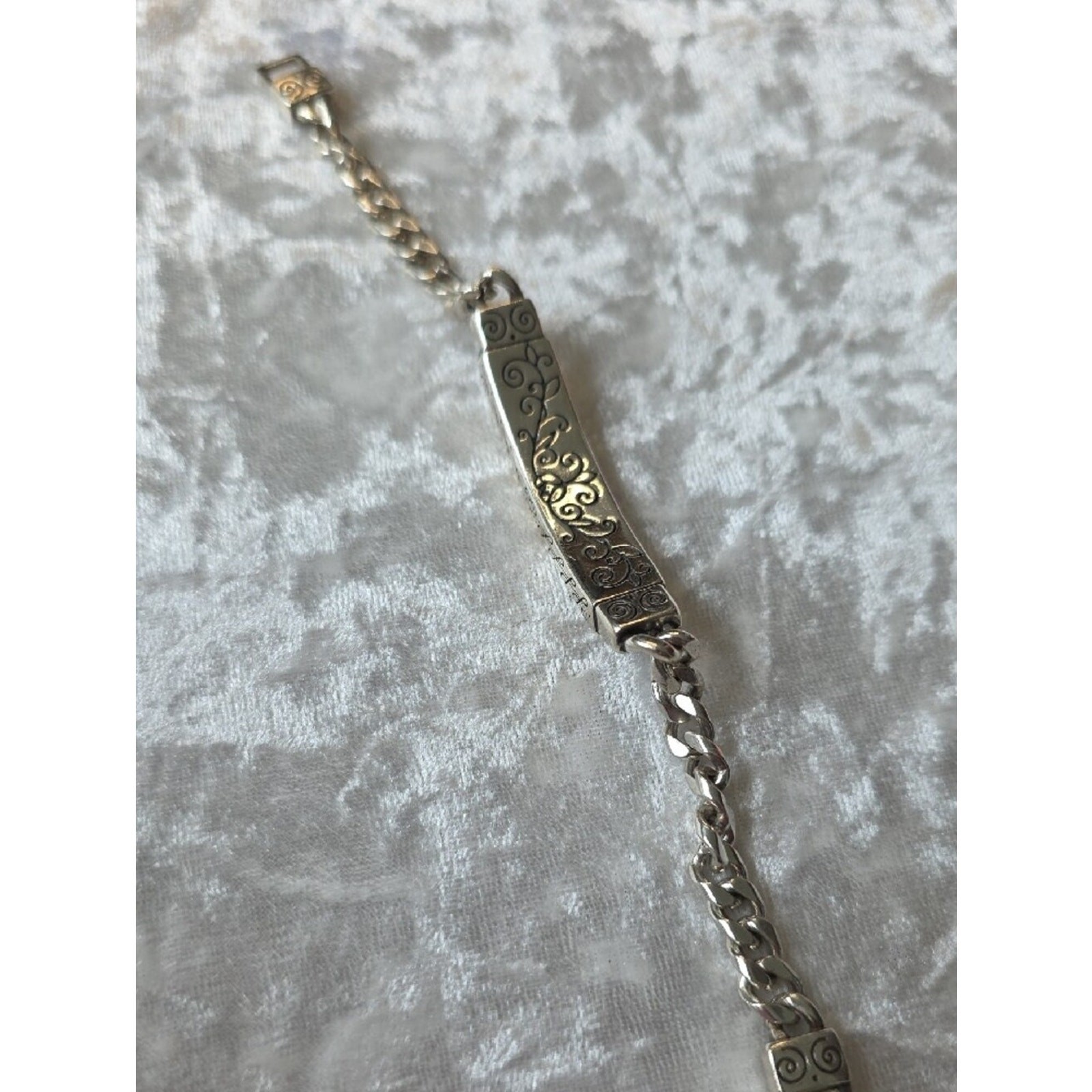 Brighton ‘Friends’ Engraved Silver-Tone ID Bracelet