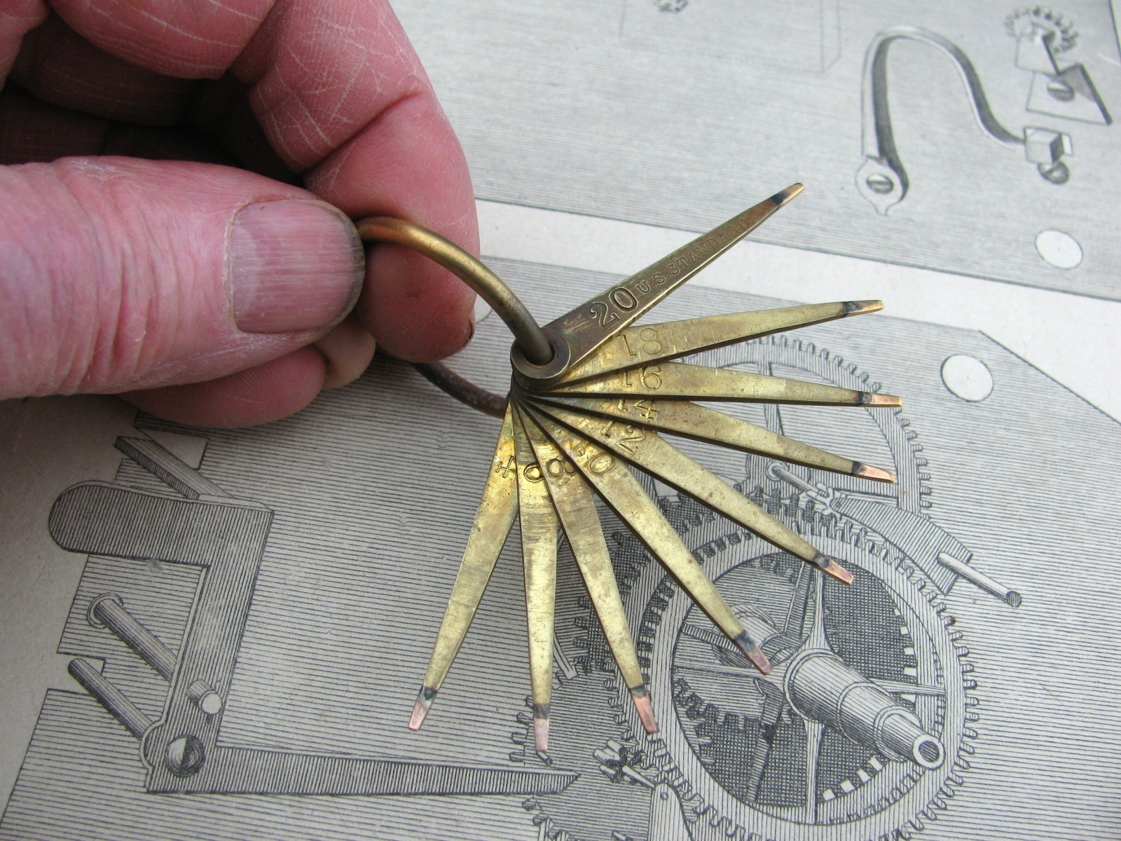 Vintage Gold Standard Reference Testing Needles 9 from 4K to 20K