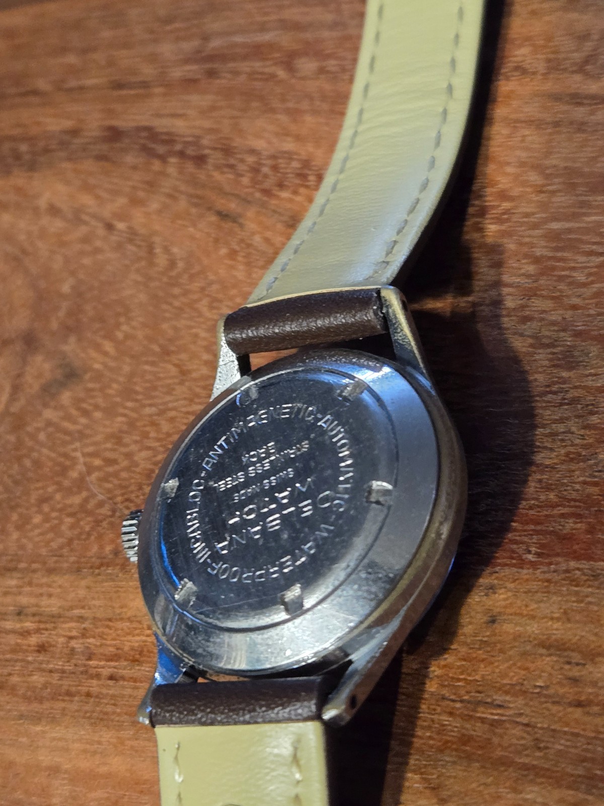 Vintage Delbana – SERVICED – Automatic 17J Bidynator Swiss Watch, New crystal