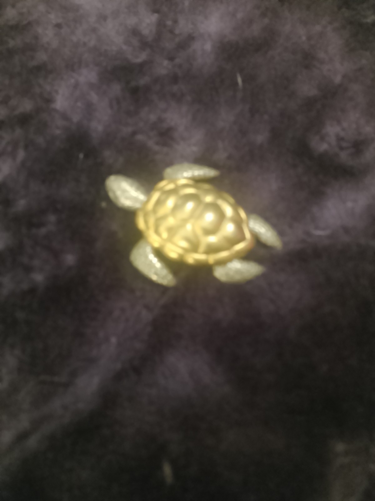 Turtle Brooch Pin Gold Tone Silver Tone Metal No Stone Animals & Insects