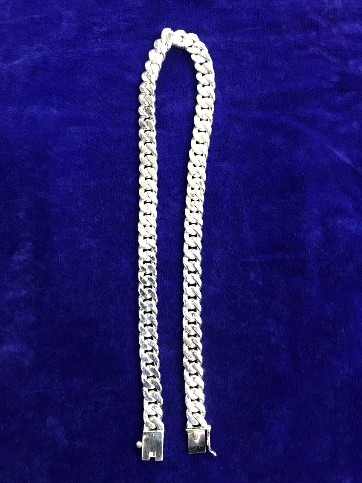 24″ 165g Mens Solid Real Sterling Silver 925 Cuban Curb 10mm Chain Link Necklace