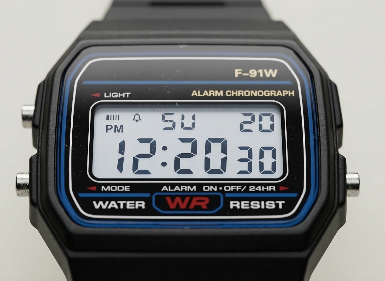 F91W Classic Digital Watch Resin Strap Stopwatch Chronograph Sport Men Watch