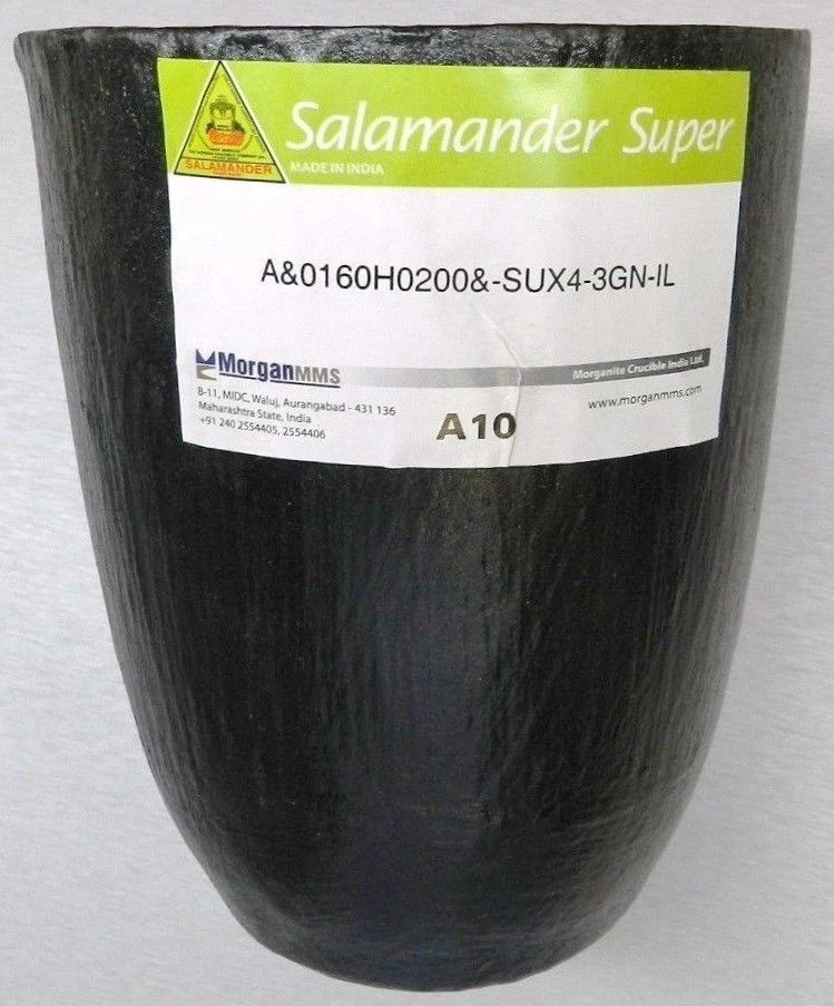 Salamander Crucible Graphite Melting Crucible A0.5, A1, A2, A3, A4, A10 Morgan