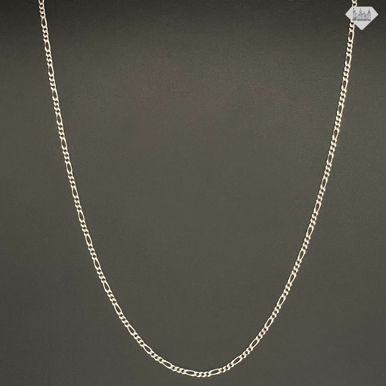 Italian Solid Sterling Silver Figaro Link Chain Necklace 925 Silver Chain UNISEX