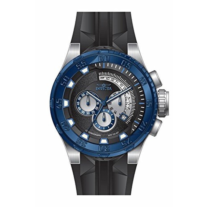 Invicta I Force Chronograph Black Dial Black Polyurethane Men’s Watch Item 16925