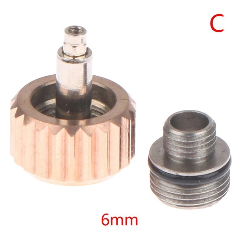 For Rolex Watch Replacement Crown 7mm Metal Repair Part Gold Silver Black Rose
