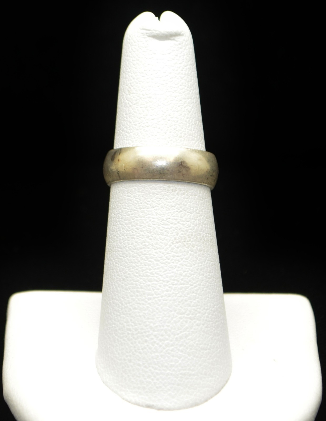 Sterling Silver Simple Smooth Rounded Band Ring SZ 6.0 #FMF226