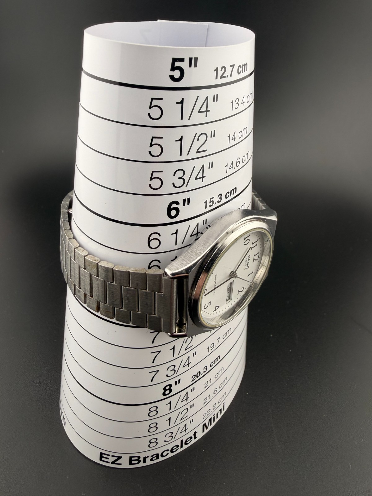Casio Watch Men 35mm White Dial Silver Tone Daydate MTP-1240DJ New Battery