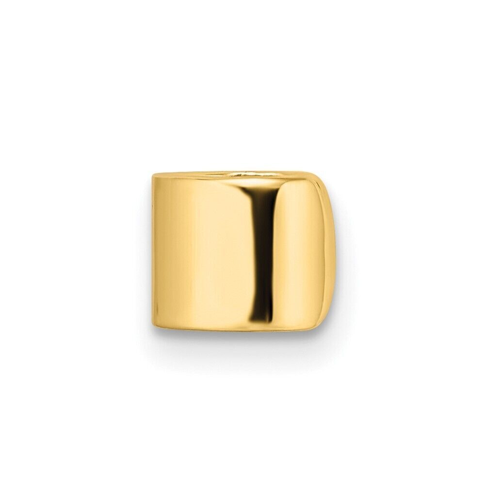 10k Yellow Gold Polished Single Ear Cuff 0.65g Gift for Mother