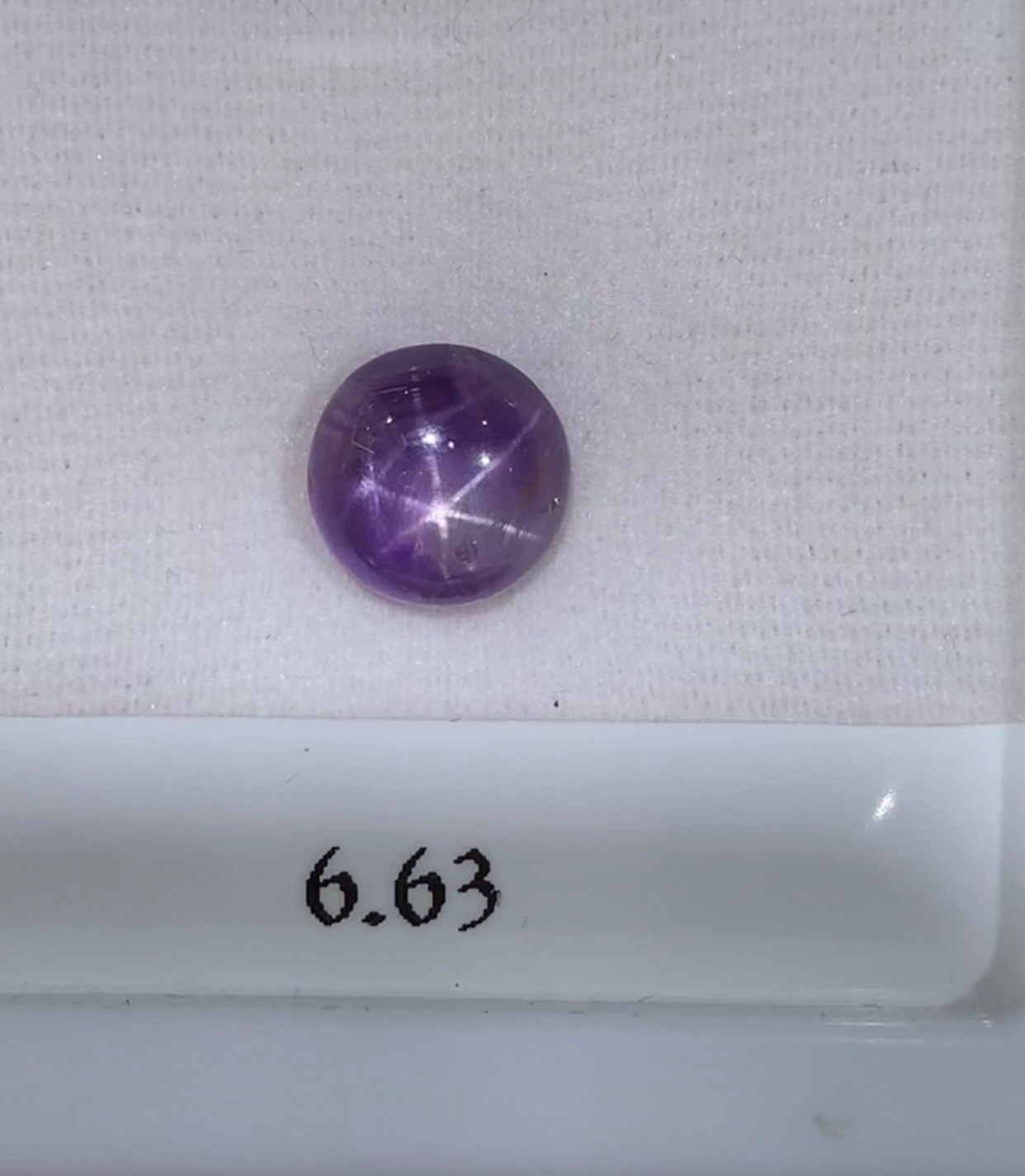 6.65 Ct Natural Star Ruby Cabochon Oval Cut Loose Gemstone 6 Rays Ruby Cabochon