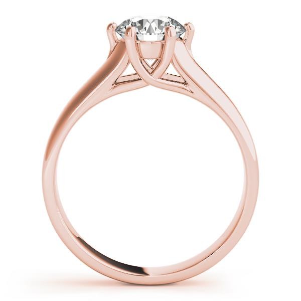 Sterling Silver VS F 1.00-2.50 Ct Lab Grown Diamond Six Prong Set Solitaire Ring
