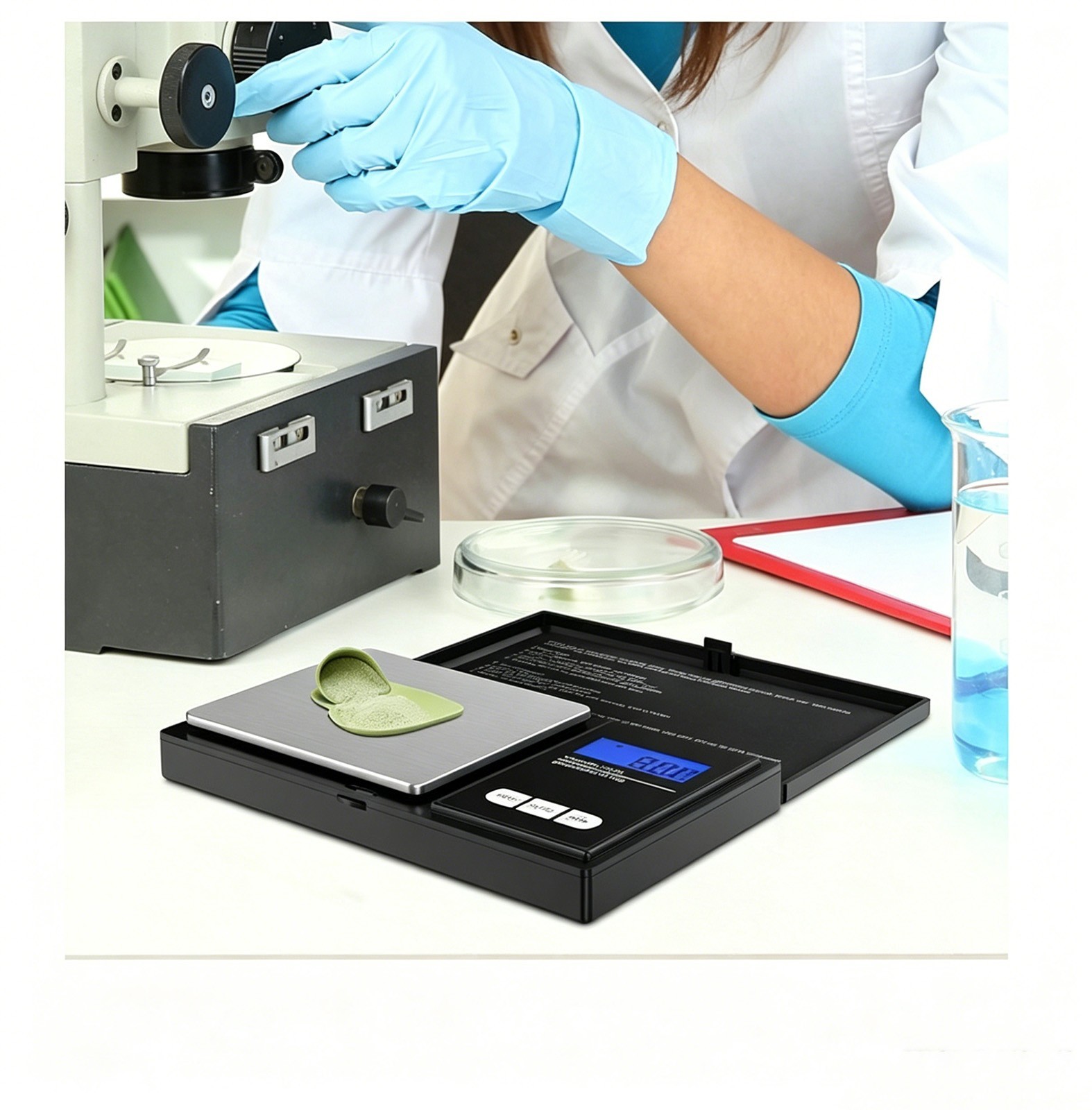 Digital Pocket Precision Scale 500g x 0.01g Gold Silver Coin Herb g/dtw/oz/gn