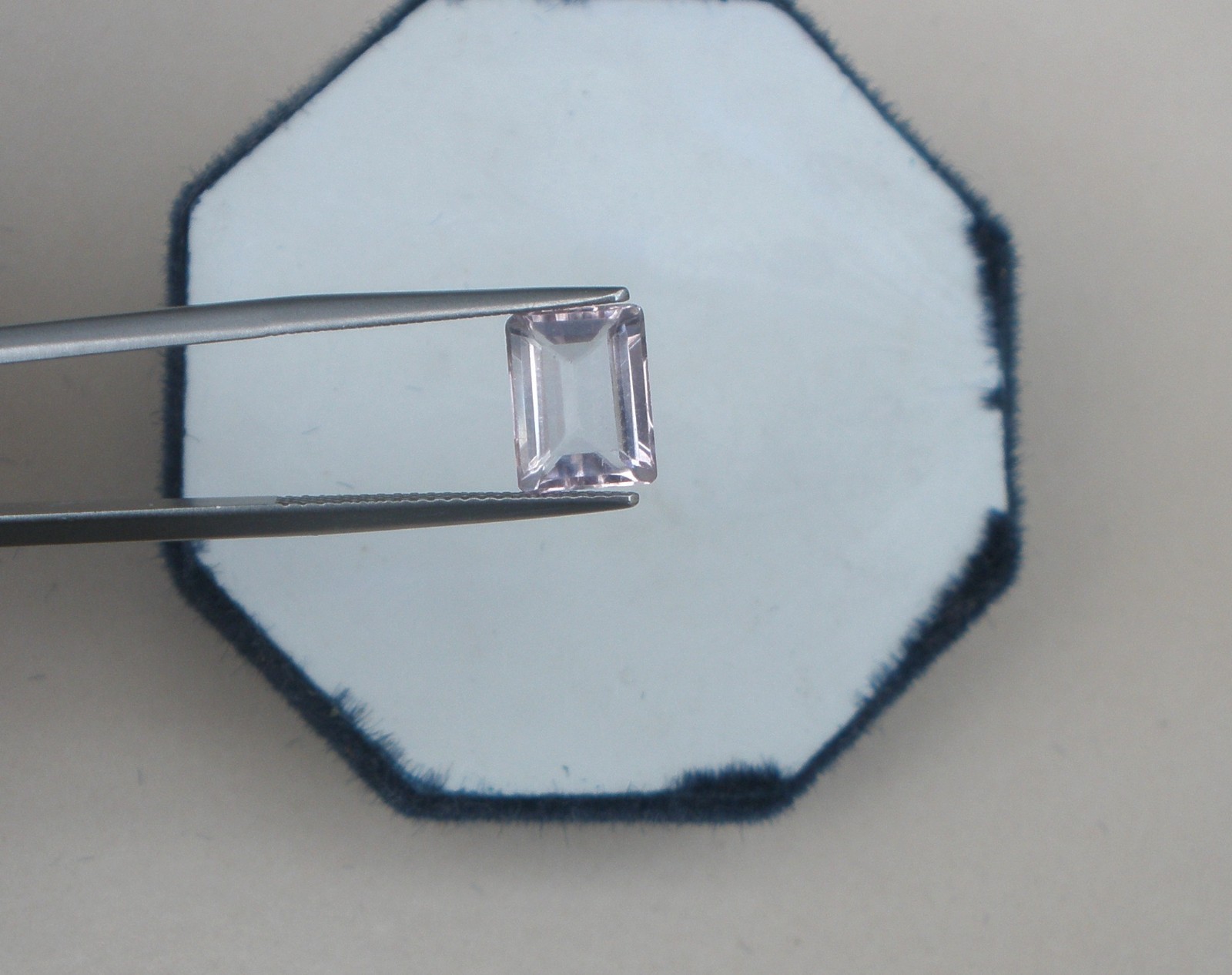 9x7mm Pink Kunzite Emerald Gem 2 Carats